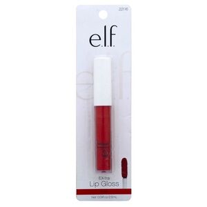 NWT E.L.F. “Brett” Holiday Red Shimmer Essential EX-tra Lip Gloss Christmas Lip